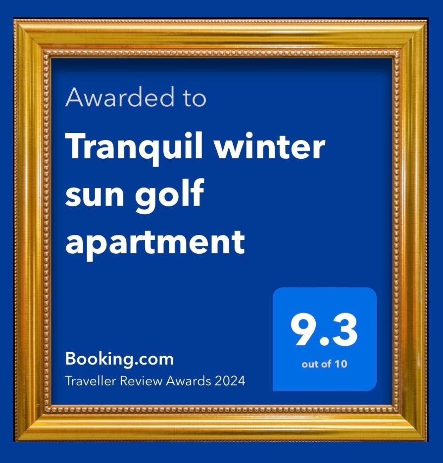 Tranquil Self Catering Golf Course Apartment Alicante Eksteriør billede
